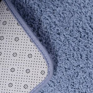W-Blue 80 Коврик для ванной Аквалиния Woolly, голубой, 500*800мм