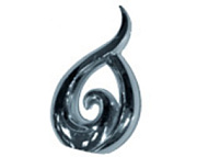 Наконечник MAGELLAN Наутилус серебро глянец (2шт)