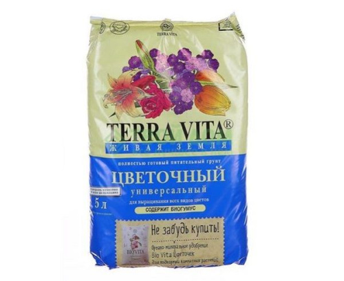 Грунт Цветочный 'Живая земля' 25 л