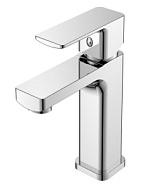 DR20011 Смеситель для умывальника Decoroom одноручный, монолитный, хром, латунь