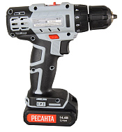 Дрель-шуруповерт аккумуляторная Ресанта ДА-2А-45-14,4 ПРОМО 900/75/14/13