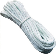 Шнур хозяйственный вязаный без сердечника Тип 6 d=6мм 10м белый