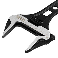 Ключ разводной Denzel 155 мм, CrV, кованый, укороченная рукоятка