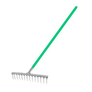 Грабли 14-зубые витые с черенком в ПВХ