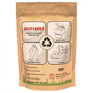 Биосостав "Экорецикл Дачный" для биотуалетов (накопит. бачок) септиков, выгребных ям 250 гр