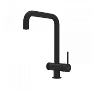 WH5A43012N001 Смеситель для кухни Сантек Тесио с подключением к фильтру, чёрный матовый