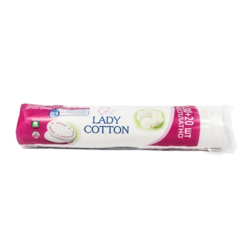 Ватные диски COTTON FLOWER, 80шт+20шт