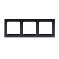 1396263 Рамка 3-м Стокгольм металл. черн. PROxima EKF EZM-G-304-10