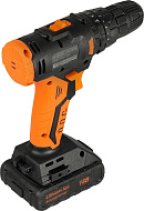 Дрель-шуруповерт аккумуляторная Вихрь ДА-18Л-2К/Б (2,0 А/ч) (бесщеточный двигатель) 72/14/22