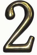 Номер дверной Trodos №2 самоклеящийся