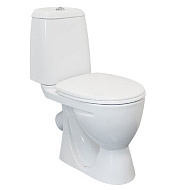 Унитаз-компакт Sanita Идеал комфорт, белый, 2  режим, дюропласт с микролифтом