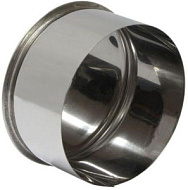 Заглушка внешняя Феррум М d=150мм, нержавеющая (430/0,5мм)