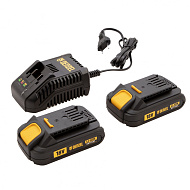 Дрель-шуруповерт аккумуляторная Denzel CDL-IB-18-02