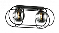 Люстра MXM-4877/2 BK+SG черный 2x40W G9 d460 h210, HAO24