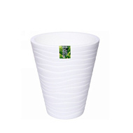 Горшок пластиковый ВАЛЕНСИЯ  2л белый