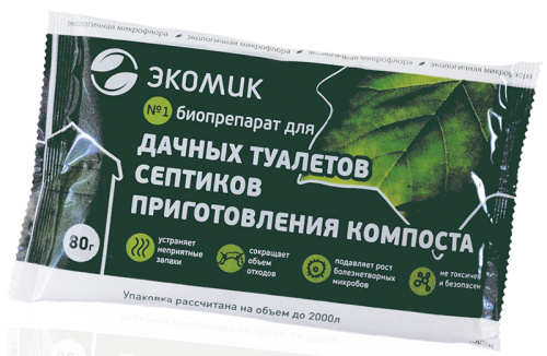 Биоускоритель ЭКОМИК Дачный  80гр /60