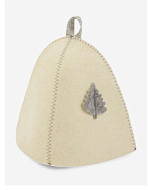 Шапка для бани и сауны «Лист», полиэфир 70%, шерсть 30%