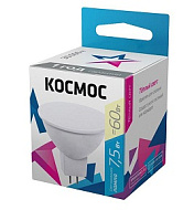 Лампа светодиодная JCDR 7.5Вт 220В GU5.3 3000К Космос LkecLED7.5wJCDRC30