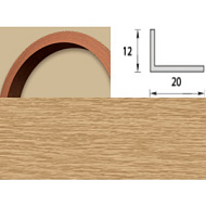 Угол арочный 20*12 Дуб светлый(25шт)