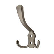 Крючок мебельный `SANBERG` 3-х рожковый 5518/827А Классика большой (хром матов)