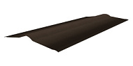 Конек коричневый  к ондулину 1м