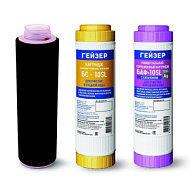 Комплект сменных картриджей Гейзер для мягкой воды К-4