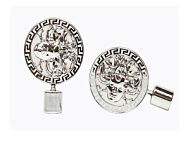 Наконечник MAGELLAN Фэшн МЕДУЗА серебро глянец d 16 мм (2 шт)