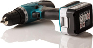 Дрель аккумуляторная Makita DF 347 DWE 14.4В,2х1.5АчLi-ion,БЗП-10мм,0-400\0-1400об\м,30\15Нм,1.4кг
