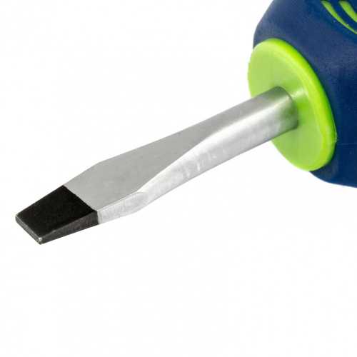 11853 Отвертка Сибртех, SL6х38 мм, CrV, 2к рукоятка