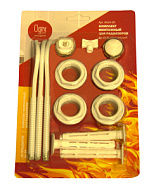 Комплект для монтажа радиаторов с тремя кронштейнами Ogint 1/2"