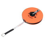 312235 Рулетка геодезическая Sparta, 30 м х 12,5 мм, лента ПВХ, закрытый круглый корпус