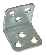 Уголок мебельный 28х28мм цинк