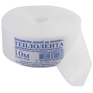 Уплотнитель теплолента самоклеющаяся  д/окон 1мм*60мм*10м пенополиэтилен