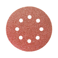 73807 Круг абразивный Matrix, 125мм, перфорированный, на ворсовой подложке под "липучку", Р 150, 5шт