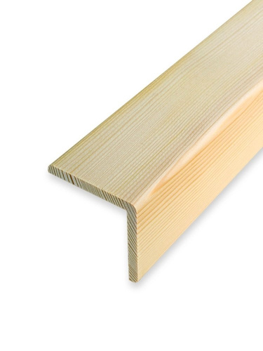 Уголок гладкий 2500x35x25 осина Экстра