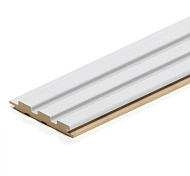 Панель  МДФ Реечная Beats Standart Белый 2700x119x16