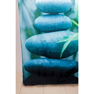 Штора для ванной Delphinium WS-817, камни, 1,8*1,8 м