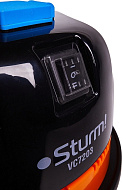 Промышленный пылесос STURM VC-7203 (1600Вт, обьём 30л, элект.розетка 2кВт, автом.вкл/откл)