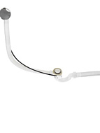 Сифон для ванны Viant ПРОФИ (проточного типа, с нерж. чашкой Ø70 мм, с гофрой) VV-371