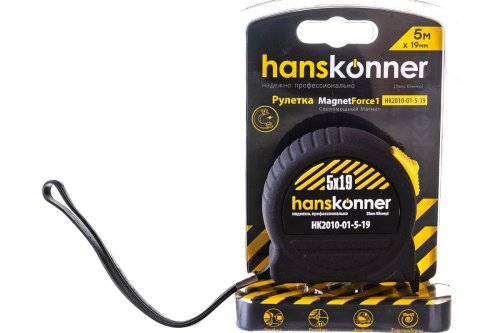 Рулетка Hanskonner HK2010-01-5-19   5м*19мм