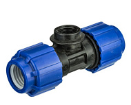 Тройник ПНД ВР ТПК-АКВА 32х3/4"х32