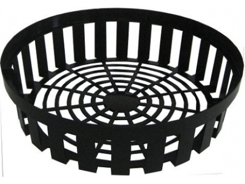 Корзина для луковичных, круглая, черная