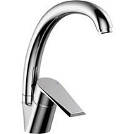 Смеситель для кухни Rossinka, хром, высокий излив RS28-23