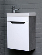 Тумба-умывальник "Енисей 40" Мечта без ящика Бетон АЙСБЕРГ DM2333T  рак COMO 40 Cersanit