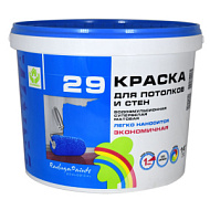 Краска Радуга 29  для стен и потолков 7 кг белоснежная
