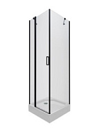 Душевое ограждение Triton Йота-Блэк 90*90, низкий поддон, сифон