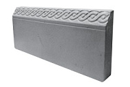 Бордюр тротуарный с косичкой Сэдэс 500*200*50 серый