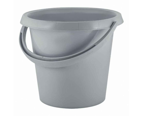 Ведро Ampari 12л, серый шторм