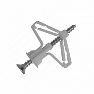 Дюбель Бабочка 10х50мм с саморезом 6х40мм 40шт/пакет