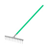 Грабли 12-зубые витые с черенком в ПВХ